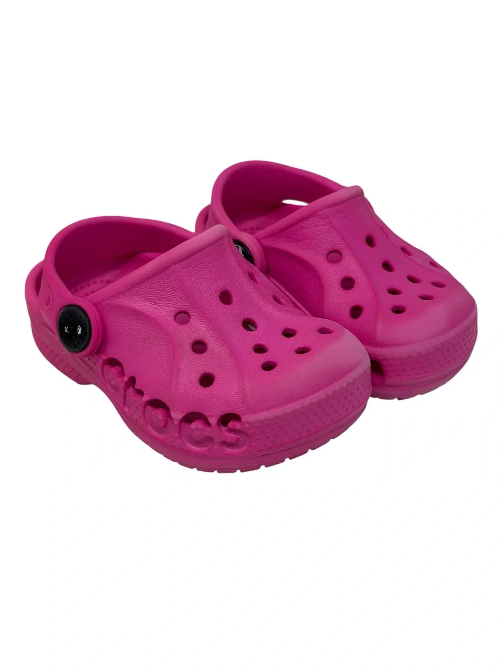 Crocs classic slip on clog/ sandals child/toddler size 4 in hot pink
